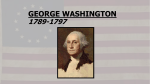 GEORGE WASHINGTON 1789-1797