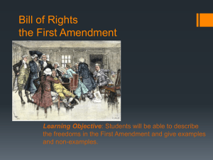 2. First Amendment ppt