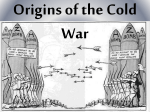 Origins of the Cold War