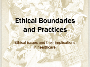 Ethical Boundaries