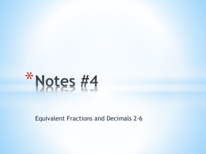 Notes #4