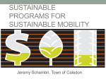 Sustainable Programs for Sustainable Mobility