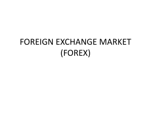 foreign exchange market (forex)