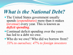 the national debt