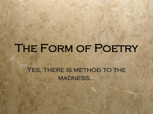 Types of Poetry