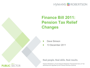 Calculation of pension growth