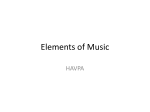 Elements of Music - Jessamine County Schools