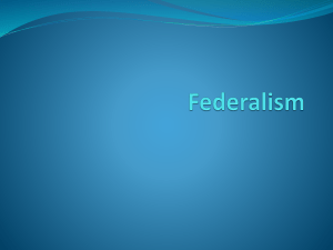 FederalismLevee