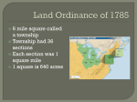 Land Ordinance of 1785