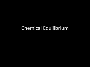 Chemical Equilibrium