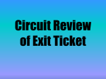 Circuit Review of Exit Ticket