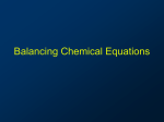 BalancingChemicalEquations
