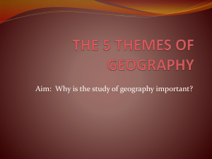 Five Themes of Geography