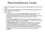 Plant Evolutionary Trends