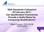 SQA Standards Colloquium Aileen Ponton