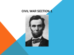 Civil War Sections 1 and 2