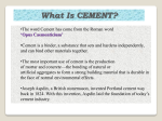 What Is CEMENT? - SNS Courseware
