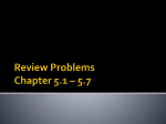 Review Problems