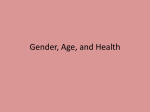 Chapter 11 Gender, Age, and Health
