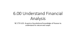 6.00 Understand Financial Analysis