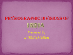 Physiographic divisions of india