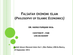Philosophy of Islamic Economics - UIN Ar