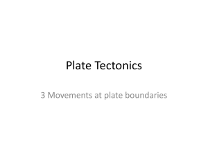 Plate Tectonics