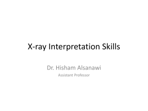 X-ray interpretation skills