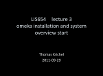 getting to work with Omeka: installation and system overview