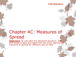 4 Measures of Variation (Spread)