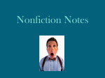 NonFiction Notes