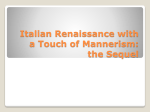 Italian Renaissance with a Touch of Mannerism: the Sequel Andrea