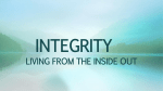 integrity - Destiny School of Ministry