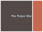 The Trojan War - Grade10AncientMedieval