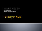 Poverty in KSA