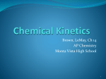 Chemical Kinetics - mvhs