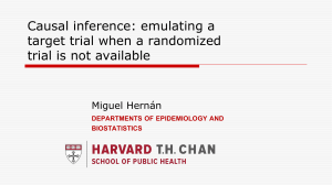 Introduction to causal inference from observational data