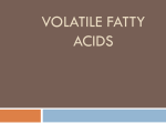 Volatile Fatty Acids