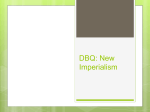 DBQ: New Imperialism - Plain Local Schools