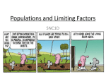 Populations and Limiting Factors
