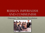 The Bolshevik Revolution - Mr Davidson`s History Class