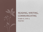 Reading, writing, Communicating