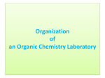 Organization of an Organic Chemistry Laboratory
