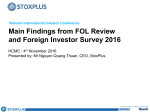 Main Findings from FOL Review and Foreign Investor