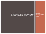 5.10-5.15 review - PRISMS Honors biology 2015-2016