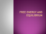 Free energy and Equilibrium