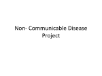 Non- Communicable Disease Project