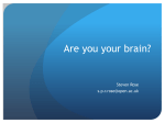 Are you your brain?