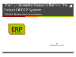 The Fundamental Reasons Behind The Failure Of ERP System