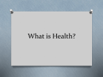 What is Health? - davis.k12.ut.us